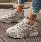 Women’s Fashion Mesh Sneakers – Breathable Lightweight Platform Tennis Shoes | Outdoor Comfort Walking Trainers 2025
