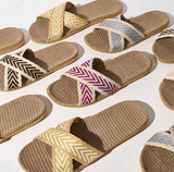Ladies’ Linen Indoor Slippers – Lightweight & Breathable Summer Home Slides | Comfortable Slip-On Sandals