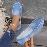 Women’s Retro Mary Jane Wedge Sneakers – Spring 2025 Ballet Style, Non-Slip, Round Toe