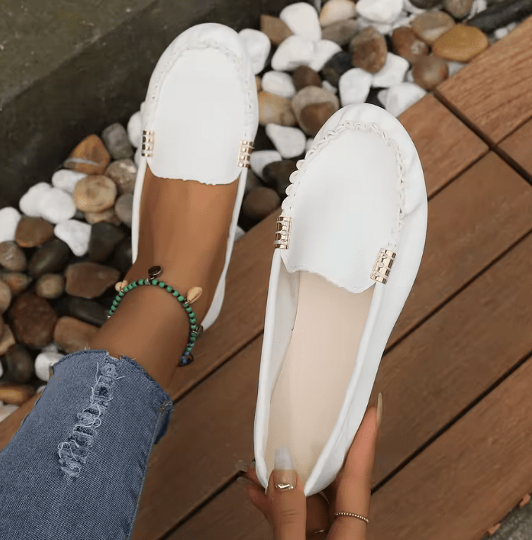 Women’s Retro Mary Jane Wedge Sneakers – Spring 2025 Ballet Style, Non-Slip, Round Toe