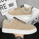 Men’s Fashion Suede Platform Sneakers – Comfortable Walking Shoes