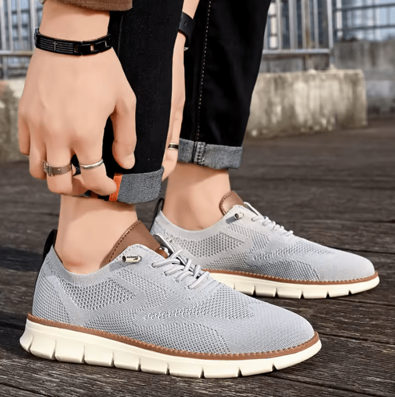 Men’s Summer Knit Sneakers – Breathable, Lightweight & Stylish