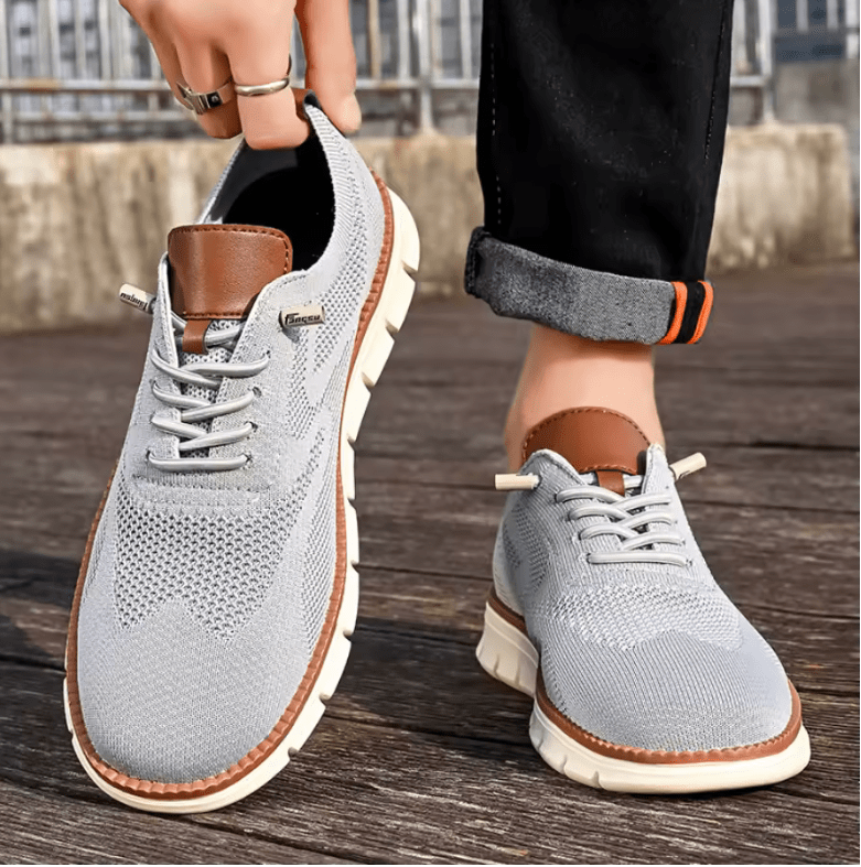 Men’s Summer Knit Sneakers – Breathable, Lightweight & Stylish