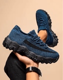 Men’s Summer Running Shoes – Breathable Flyknit Sock Sneakers