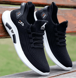 Breathable Mesh Running Shoes – Lightweight White Walking Sneakers