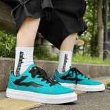 Men’s Casual Canvas Sneakers – Breathable Street Shoes with Anti-Slip Thick Rubber Sole