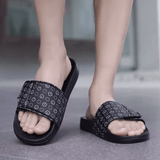 Men’s Genuine Leather Sandals – Comfortable Summer Slides & House Slippers