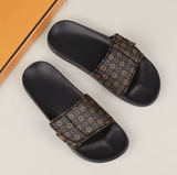 Men’s Genuine Leather Sandals – Comfortable Summer Slides & House Slippers