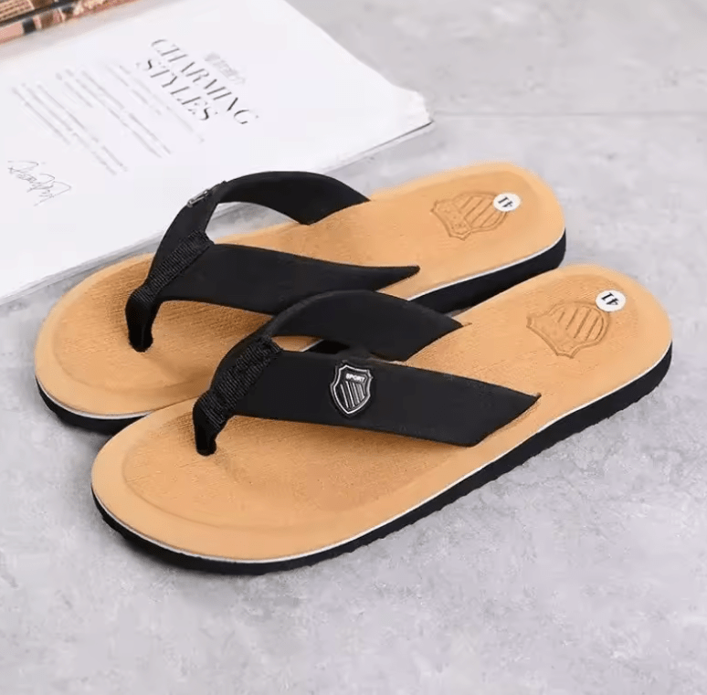 2025 Men’s Beach Sandals – Lightweight Non-Slip EVA Slides for Indoor & Outdoor