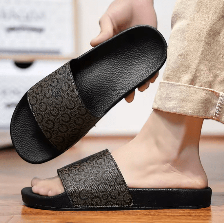 Men’s Fashion Slippers & Slides – Printed Outdoor Beach Sandals