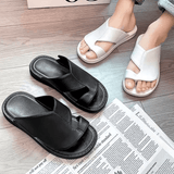 2025 Men’s Fashion Soft Bottom Slippers – Non-Slip Clip-Toe Beach Sandals | Casual Summer Outdoor Wear for Stylish Comfort
