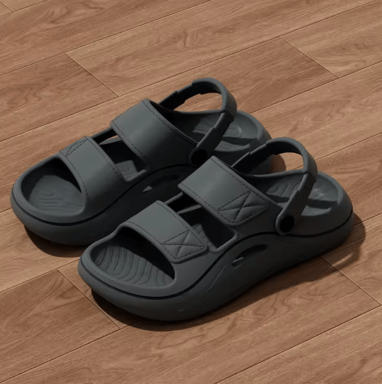 Men’s Summer EVA Sandals – Thick Sole Non-Slip Beach Slides | Lightweight Indoor Outdoor Flip Flops