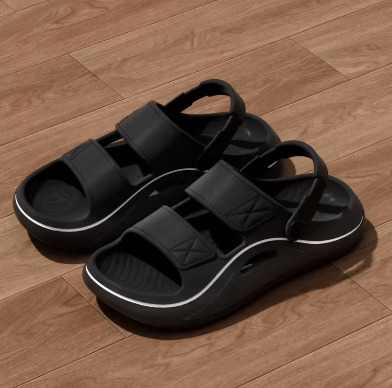 Men’s Summer EVA Sandals – Thick Sole Non-Slip Beach Slides | Lightweight Indoor Outdoor Flip Flops