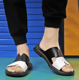 Men’s Trendy Indoor Summer Slippers – Anti-Slip, Soft Bottom & Deodorizing | Comfortable Polyurethane Sole Home & Beach Slides