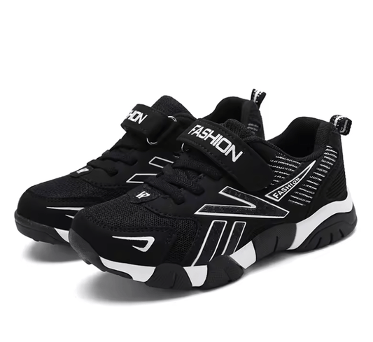 Kids’ Fashion Sneakers for Boys – Breathable Mesh Running Shoes | Lightweight School & Walking Sports Footwear