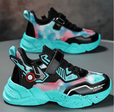 Children’s Running Shoes – Waterproof Leather, Height-Boosting Casual Sneakers | Wear-Resistant Fashion Sports Shoes for Kids