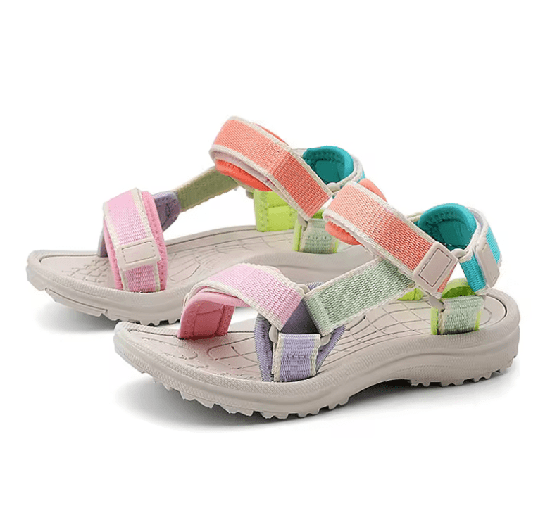 Girls’ Summer Sport Sandals – Breathable Non-Slip Kids’ Beach Shoes | Soft Sole Outdoor Walking Sandals