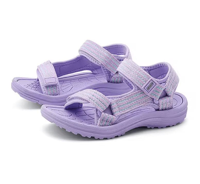Girls’ Summer Sport Sandals – Breathable Non-Slip Kids’ Beach Shoes | Soft Sole Outdoor Walking Sandals