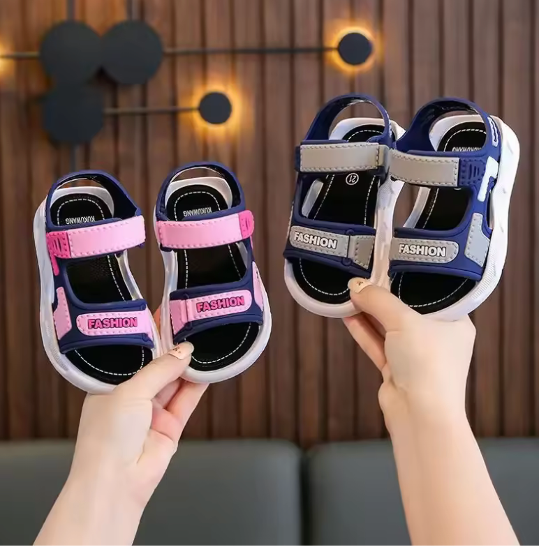 Fashion Kids’ Summer Sandals – Soft Sole Non-Slip Baby Shoes for Boys & Girls | Toddler Comfortable Outdoor Footwear