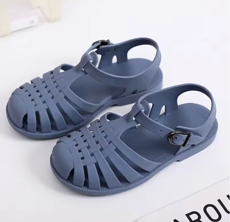 Kids’ Summer Beach Sandals – Soft Non-Slip Gladiator Jelly Shoes for Boys & Girls | Princess Roman Flip-Flops