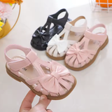 Baby Girls’ Peep-Toe Sandals 2025 – Breathable Soft Bow-Knot Princess Summer Shoes | Cute & Versatile Toddler Sandals