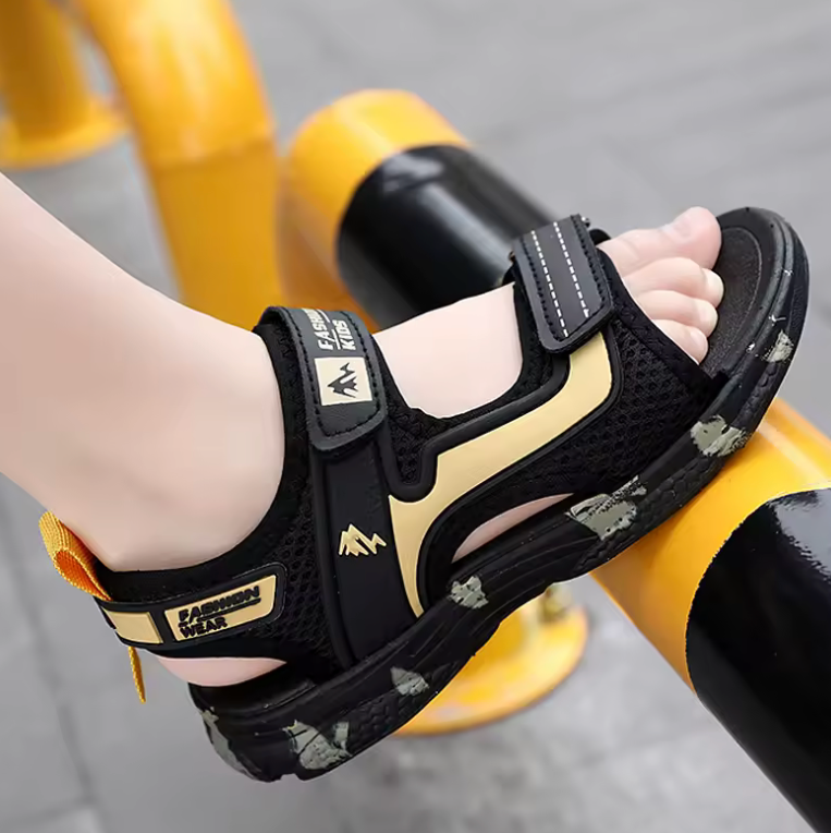 Kids’ Camouflage Platform Strap Sandals – Lightweight Non-Slip Soft Sole for Boys & Girls | Summer Outdoor Beach Shoes