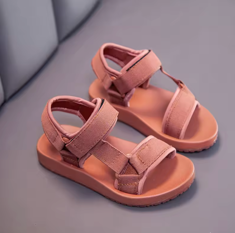 2025 Boys’ Summer Sandals – Breathable Rubber Open Toe Casual School & Beach Shoes for Kids