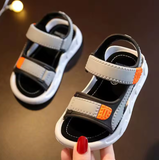 Children’s Summer Sandals – Soft Sole Imitation Leather Casual Beach Shoes for Boys | Primary School Footwear