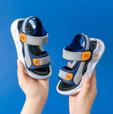 Children’s Summer Sandals – Soft Sole Imitation Leather Casual Beach Shoes for Boys | Primary School Footwear