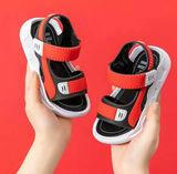 Children’s Summer Sandals – Soft Sole Imitation Leather Casual Beach Shoes for Boys | Primary School Footwear