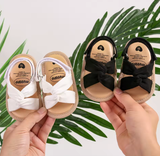 2025 New Baby Sandals – Bow-Knot Princess Non-Slip Toddler First Walkers | Infant Girls Shoes 5 Colors