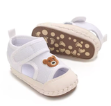 New Girls’ Preschool Flat Shoes – Soft Rubber Sole Anti-Slip First Walking Shoes | Cute Cartoon 0-18M