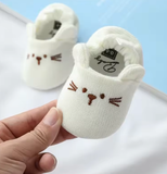 Newborn Baby Crib Shoes – Cute Animal Ear Soft Sole First Walker Shoes for Boys & Girls (0-18 Months)