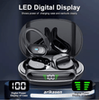 Bluetooth 5.3 True Wireless Earbuds – Bass Stereo Sound, 60H Playback, LED Display Charging Case, ENC Mic