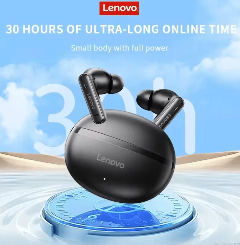 Lenovo EA210 TWS Bluetooth Earbuds – Low Latency, Dual HD Mic, HiFi Sound, Wireless Gaming & Music Earphones
