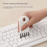 Multifunctional Flexible Gap Cleaning Brush – Soft Bristle Tool for Bottles, Cup Lids, Grooves & Kitchen Use