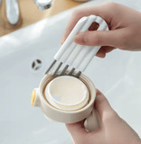 Multifunctional Flexible Gap Cleaning Brush – Soft Bristle Tool for Bottles, Cup Lids, Grooves & Kitchen Use