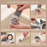 Multifunctional Flexible Gap Cleaning Brush – Soft Bristle Tool for Bottles, Cup Lids, Grooves & Kitchen Use