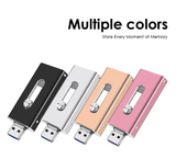 USB Flash Drive PhotoStick – High-Speed External Storage for iPhone, Android & PC – Backup Photos, Videos & Files