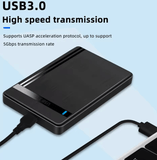 2.5” SATA to USB 3.0 HDD/SSD Enclosure – External Hard Drive Case, 5Gbps Transfer Speed, Supports Up to 3TB for PC & Laptop