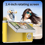 4K 48MP Digital Camera with 8X Zoom – Compact Vlogging & Photography Camera with 180° Flip Screen for Students & Beginners