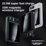 Xiaomi 100000mAh Magnetic Power Bank – Wireless Fast Charger for MagSafe, iPhone, Samsung & Huawei