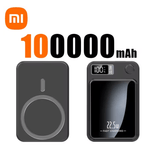 Xiaomi 100000mAh Magnetic Power Bank – Wireless Fast Charger for MagSafe, iPhone, Samsung & Huawei