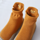 Fruit Pattern Baby Floor Socks – Non-Slip Cartoon Toddler Shoes with Breathable Cotton Sole for Boys & Girls