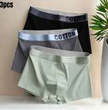 3-Pack Men’s Graphene Cotton Boxer Briefs – Soft, Breathable & Comfortable Underwear for All-Day Wear