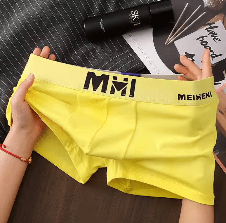Men’s Solid Cotton Boxer Shorts – Fashion Underwear M–3XL