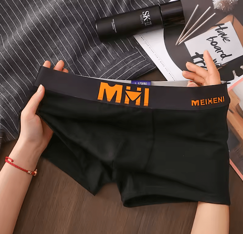 Men’s Solid Cotton Boxer Shorts – Fashion Underwear M–3XL