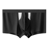 Men’s Ultra-Thin Ice Silk Boxer Shorts – Breathable, Transparent Summer Underwear