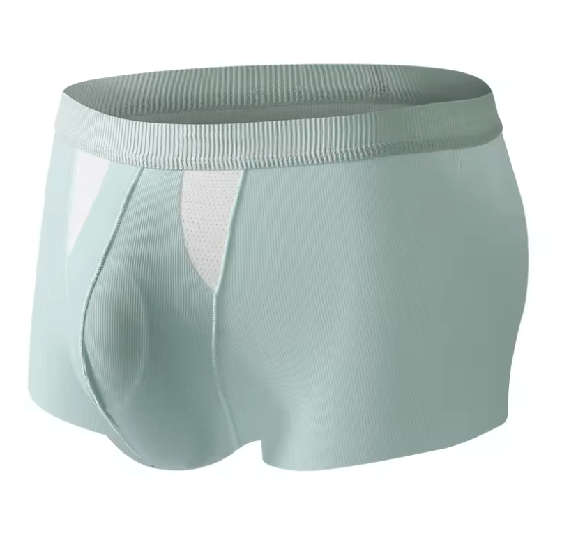 Men’s Ultra-Thin Ice Silk Boxer Shorts – Breathable, Transparent Summer Underwear