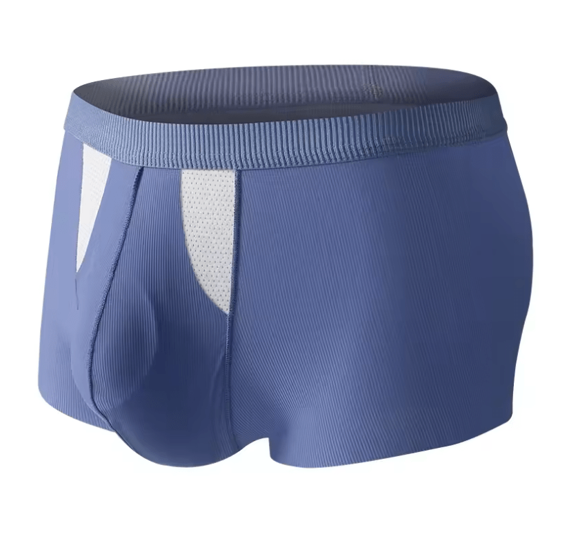 Men’s Ultra-Thin Ice Silk Boxer Shorts – Breathable, Transparent Summer Underwear